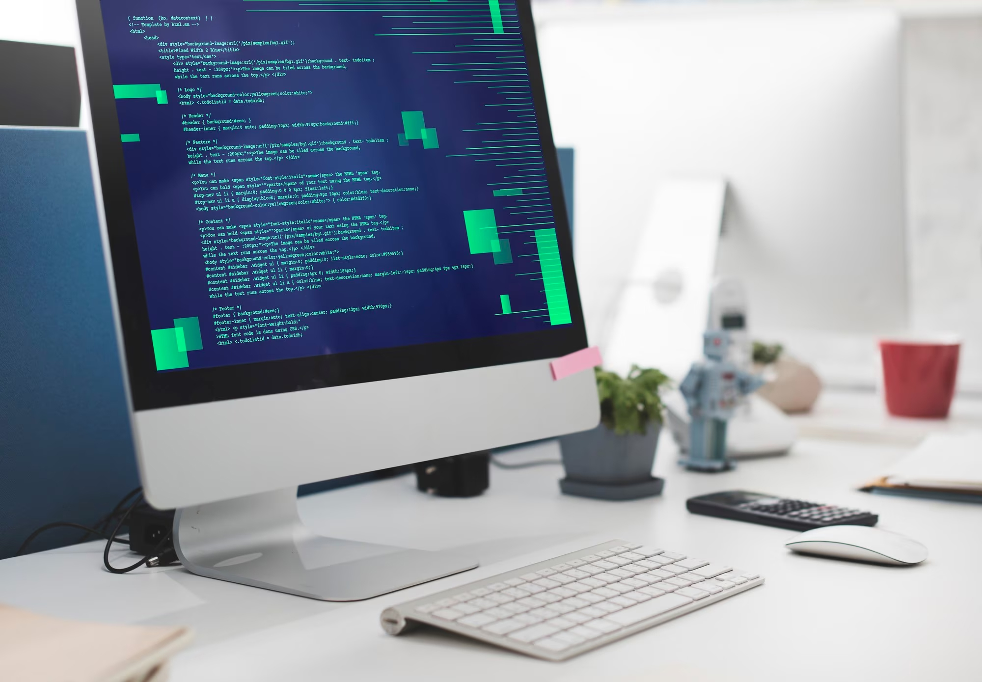 Web development banner